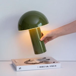 Celia Table Lamp 10" Touch-Controlled Mushroom Accent Lamp, Cordless & Dimmable LED, Portable Bedside Accent Light, Recycled Sustainable Modern Lamp for Home Décor Olive Green Celia Table Lamp 10" Touch-Controlled Mushroom Accent Lamp, Cordless & Dimmable LED, Portable Bedside Accent Light, Recycled Sustainable Modern Lamp for Home Décor Olive Green