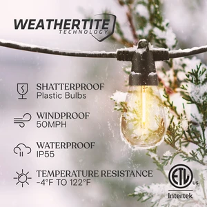 Ambience Pro Super Bright Solar - 27Ft Remote Control Outdoor String Lights with 12 Shatterproof S14 Bulbs, Commercial Grade LED, Waterproof Patio Lights, 4W Soft White for Patio, Garden Ambience Pro Super Bright Solar - 27Ft Remote Control Outdoor String Lights with 12 Shatterproof S14 Bulbs, Commercial Grade LED, Waterproof Patio Lights, 4W Soft White for Patio, Garden