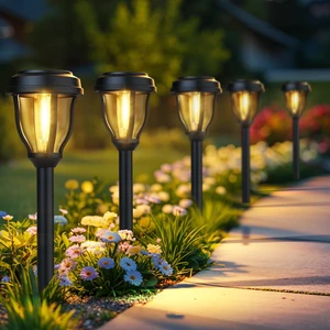 Solar Lights Outdoor, LED Solar Pathway Lights Garden Lights Waterproof Solar Garden Lights 6 Pack LED Outdoor Solar Lights for Yard Landscape Path Walkway Driveway Decor Solar Lights Outdoor, LED Solar Pathway Lights Garden Lights Waterproof Solar Garden Lights 6 Pack LED Outdoor Solar Lights for Yard Landscape Path Walkway Driveway Decor