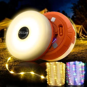2-Pack Camping String Lights 4 in 1, 32.8FT Quick Storage 8 Modes Portable Rechargeable Fairy Tent Lights String, Hanging Lantern LED Lamp for Outdoor Indoor Patio Decor Camping Essentials 2-Pack Camping String Lights 4 in 1, 32.8FT Quick Storage 8 Modes Portable Rechargeable Fairy Tent Lights String, Hanging Lantern LED Lamp for Outdoor Indoor Patio Decor Camping Essentials