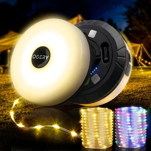 2-Pack Camping String Lights 4 in 1, 32.8FT Quick Storage 8 Modes Protable Rechargeable Fairy Tent Lights String, Waterproof Portable LED Lamp for Outdoor Indoor Patio Decor Essentials 2-Pack Camping String Lights 4 in 1, 32.8FT Quick Storage 8 Modes Protable Rechargeable Fairy Tent Lights String, Waterproof Portable LED Lamp for Outdoor Indoor Patio Decor Essentials
