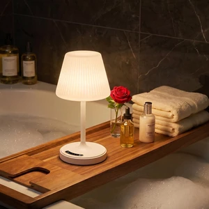 Waterproof Shower Lamp Outdoor Cordless Table Lamp, 3 Color Dimmable -White touch dimmable, weighted base, bathroom shower light, patio dinner, RV camping, charge your phones, memory night light Waterproof Shower Lamp Outdoor Cordless Table Lamp, 3 Color Dimmable -White touch dimmable, weighted base, bathroom shower light, patio dinner, RV camping, charge your phones, memory night light