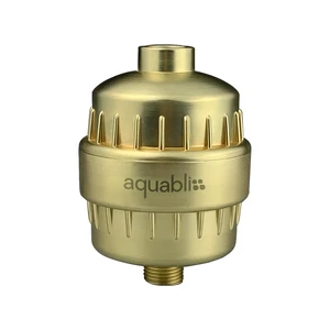 SF100 Daily Revitalize Shower Filter - Matte Gold Reduces chlorine, sediment & heavy metals. Vitamin C infusion designed for sensitive, eczema-prone skin. No tools needed SF100 Daily Revitalize Shower Filter - Matte Gold Reduces chlorine, sediment & heavy metals. Vitamin C infusion designed for sensitive, eczema-prone skin. No tools needed