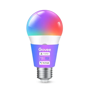 Smart Light Bulbs, A19 Color Changing Light Bulb, 800 LM, E26 Base Works with Matter, Alexa and Google Assistant, 16 Million Colors RGBWW, WiFi & Bluetooth LED Light Bulbs, Music Sync, 1 Pack Smart Light Bulbs, A19 Color Changing Light Bulb, 800 LM, E26 Base Works with Matter, Alexa and Google Assistant, 16 Million Colors RGBWW, WiFi & Bluetooth LED Light Bulbs, Music Sync, 1 Pack
