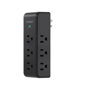 Surge Protector Outlet Extender Rotating Plug, 9 AC Multi Plug Outlet,Black 1800J Wall Charger, 3-Sided Power Strip Electrical Plug Adapter Outlet Splitter Plug Expander for Home Office College Dorm Surge Protector Outlet Extender Rotating Plug, 9 AC Multi Plug Outlet,Black 1800J Wall Charger, 3-Sided Power Strip Electrical Plug Adapter Outlet Splitter Plug Expander for Home Office College Dorm