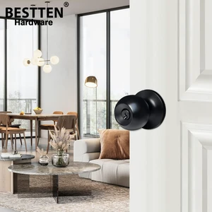 6 Pack Door Knob with Lock and Key, Keyed Different, Matte Black Entry Door Knob, for Entrance and Front Door 6 Pack Door Knob with Lock and Key, Keyed Different, Matte Black Entry Door Knob, for Entrance and Front Door