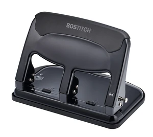 EZ Squeeze Heavy Duty 3 Hole Punch, 40 Sheet Capacity, Black EZ-Squeeze Technology, All-Metal Construction, Easy-to-Clean Tray, Keeps Documents Centered, Built for Years of Use EZ Squeeze Heavy Duty 3 Hole Punch, 40 Sheet Capacity, Black EZ-Squeeze Technology, All-Metal Construction, Easy-to-Clean Tray, Keeps Documents Centered, Built for Years of Use