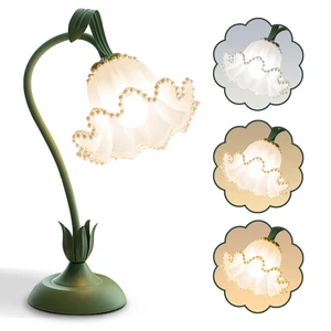 Flower Table Lamp, LED Reading Light Vintage Night light (Green Pearls) 3 Colors Modes Kawaii Bedside Lamps Decor,Living Room Bedroom Room Lighting Table Lamps Home Decoration Flower Table Lamp, LED Reading Light Vintage Night light (Green Pearls) 3 Colors Modes Kawaii Bedside Lamps Decor,Living Room Bedroom Room Lighting Table Lamps Home Decoration