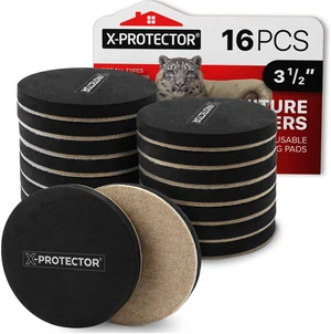 Felt Furniture Sliders Hardwood Floors 16 PCS 3 1/2" Furniture Sliders Heavy Duty Felt Sliders Hard Surfaces Move Your Furniture Easily & Safely! Felt Furniture Sliders Hardwood Floors 16 PCS 3 1/2" Furniture Sliders Heavy Duty Felt Sliders Hard Surfaces Move Your Furniture Easily & Safely!
