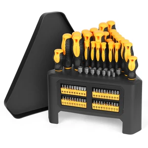84-Piece Magnetic Screwdriver Set Screwdriver Set with Quick-Store Rack & Tray, Includes Precision Screwdrivers, Ratchet Handle, Nut Drivers & Bit Set 84-Piece Magnetic Screwdriver Set Screwdriver Set with Quick-Store Rack & Tray, Includes Precision Screwdrivers, Ratchet Handle, Nut Drivers & Bit Set