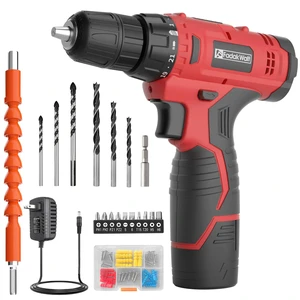 Cordless Drill Set, 20V Electric Power Drill with Battery And Charger Cordless Drill Set, 20V Electric Power Drill with Battery And Charger