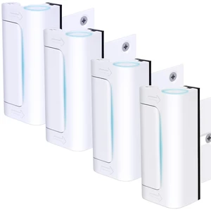 4 Pack Door Reinforcement Lock, Home Security Door Lock, Child Proof, White Door Safety Lock for Front Door, Toddler Proof Door Latch for Entry Door Security, Includes 8 Screws 4 Pack Door Reinforcement Lock, Home Security Door Lock, Child Proof, White Door Safety Lock for Front Door, Toddler Proof Door Latch for Entry Door Security, Includes 8 Screws