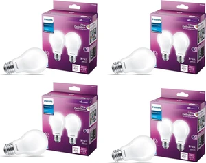 LED 40W A19 8-Pack Ultra Definition Daylight (5000K) 450 Lumen (5W = 40W) Dimmable Frosted Flicker-Free Light Bulbs LED 40W A19 8-Pack Ultra Definition Daylight (5000K) 450 Lumen (5W = 40W) Dimmable Frosted Flicker-Free Light Bulbs