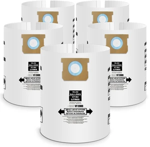 15-22 Gallon Vacuum Bag Replacement for 90663 Shop Vac Bags 5 Pack Vacuum Bags Replacement for Type G 90663 9066300 Type J 90673 9067300 and VF2008, High-Efficiency Vaccum Filter bags 15-22 Gallon Vacuum Bag Replacement for 90663 Shop Vac Bags 5 Pack Vacuum Bags Replacement for Type G 90663 9066300 Type J 90673 9067300 and VF2008, High-Efficiency Vaccum Filter bags