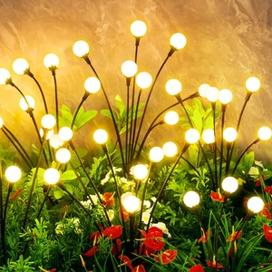 Solar Lights Outdoor Waterproof,6 Packs 48LED, Garden Decor, Patio Decor, Firefly Lights Solar Outdoor, Unique Gifts for Women Solar Lights Outdoor Waterproof,6 Packs 48LED, Garden Decor, Patio Decor, Firefly Lights Solar Outdoor, Unique Gifts for Women