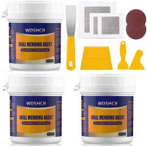 Drywall Repair Kit Drywall Hole Repair Patch Kits Wall Spackle Repair Paste with 8.5OZ White Wall Repair Putty with Scraper, Wall Surface Hole Fill Quick and Easy Solution (3Pack) Drywall Repair Kit Drywall Hole Repair Patch Kits Wall Spackle Repair Paste with 8.5OZ White Wall Repair Putty with Scraper, Wall Surface Hole Fill Quick and Easy Solution (3Pack)
