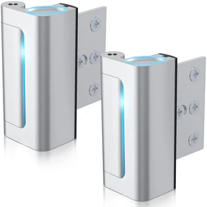 2 Pack Door Reinforcement Lock, Home Security Door Lock, Silver Door Safety Lock for Front Door, Toddler Proof Door Latch for Entry Door Security, Includes 8 Screws 2 Pack Door Reinforcement Lock, Home Security Door Lock, Silver Door Safety Lock for Front Door, Toddler Proof Door Latch for Entry Door Security, Includes 8 Screws