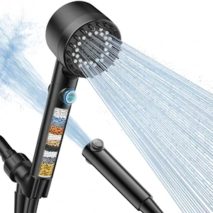 Filtered Shower Head with Handheld, High Pressure Shower Filter Head ON/OFF Switch, Anti-clog Nozzles, 4 Spray Showerhead with Filters for Hard Water, Remove Chlorine, Reduce Dry Itchy Skin Filtered Shower Head with Handheld, High Pressure Shower Filter Head ON/OFF Switch, Anti-clog Nozzles, 4 Spray Showerhead with Filters for Hard Water, Remove Chlorine, Reduce Dry Itchy Skin