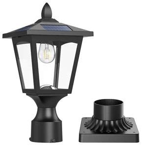 Solar Post Lights, 6000K Dusk to Dawn Solar Lamp Post Light with Pier Mount Base, Solar Post Lights Outdoor Waterproof for Garden Yard Landscape Pole Pillar, Outside Decorative Lamp(Cool White) Solar Post Lights, 6000K Dusk to Dawn Solar Lamp Post Light with Pier Mount Base, Solar Post Lights Outdoor Waterproof for Garden Yard Landscape Pole Pillar, Outside Decorative Lamp(Cool White)