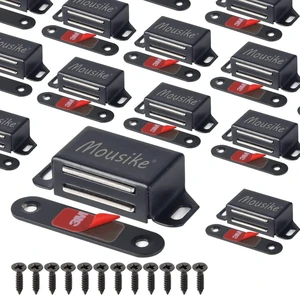 Cabinet Magnets 30lb Strong Catch for Kitchen Cupboard Door 16Pack Strong 30lb magnetic hold keeps cabinet,cupboard,wardrobe,closet,and drawer doors securely closed,easy install,BLACK Cabinet Magnets 30lb Strong Catch for Kitchen Cupboard Door 16Pack Strong 30lb magnetic hold keeps cabinet,cupboard,wardrobe,closet,and drawer doors securely closed,easy install,BLACK