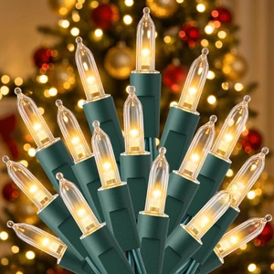 LED Christmas Lights Indoor Outdoor, 99FT 300 Count Mini String Lights 8 Lighting Modes, Connectable, Warm White Christmas Tree Lights, Christmas Decorations for Railing, Garland, Roof, House LED Christmas Lights Indoor Outdoor, 99FT 300 Count Mini String Lights 8 Lighting Modes, Connectable, Warm White Christmas Tree Lights, Christmas Decorations for Railing, Garland, Roof, House