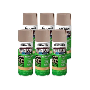 Camouflage 2X Ultra Cover Khaki Spray Paint Non-Reflective Finish, Outdoor Concealment, Hunting Blinds And Equipment, Multi-Surface Coverage, 12 Oz Camouflage 2X Ultra Cover Khaki Spray Paint Non-Reflective Finish, Outdoor Concealment, Hunting Blinds And Equipment, Multi-Surface Coverage, 12 Oz