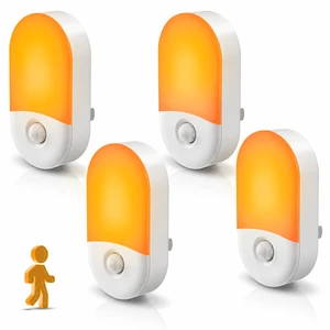 Motion Sensor Night Light, Amber Night Lights Plug into Wall,4P Yellow Sleep Light,Motion Sensor Light Indoor,30/60LM,Motion Activated,Automatic Low Blue Nightlight,Bathroom Bedroom Hallway Motion Sensor Night Light, Amber Night Lights Plug into Wall,4P Yellow Sleep Light,Motion Sensor Light Indoor,30/60LM,Motion Activated,Automatic Low Blue Nightlight,Bathroom Bedroom Hallway