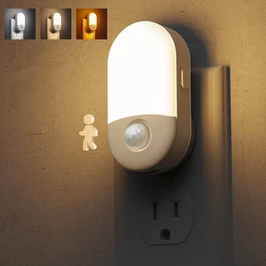 Motion Sensor Night Light, Motion Sensor Light Indoor,3CCT,4Pcs Yellow Soft Light,Bright Night Lights Plug into Wall Motion Sensor, Amber/3000K/5000K, 30/60LM, Kids Adults Bathroom Bedroom Motion Sensor Night Light, Motion Sensor Light Indoor,3CCT,4Pcs Yellow Soft Light,Bright Night Lights Plug into Wall Motion Sensor, Amber/3000K/5000K, 30/60LM, Kids Adults Bathroom Bedroom
