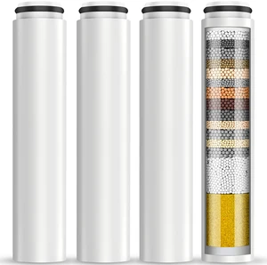 4 Pack Replacement Filters for Handheld Shower Head Water Softener Filters Beads for Hard Water - Remove Chlorine - Reduces Dry Itchy Skin 4 Pack Replacement Filters for Handheld Shower Head Water Softener Filters Beads for Hard Water - Remove Chlorine - Reduces Dry Itchy Skin