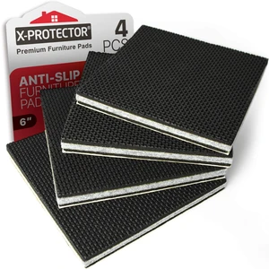 Non Slip Furniture Pads 4 PCS Premium Furniture Grippers 6"! Best Self Adhesive Rubber Feet Furniture Feet Ideal Non Skid Furniture Pad Floor Protectors Keep Furniture in Place! Non Slip Furniture Pads 4 PCS Premium Furniture Grippers 6"! Best Self Adhesive Rubber Feet Furniture Feet Ideal Non Skid Furniture Pad Floor Protectors Keep Furniture in Place!
