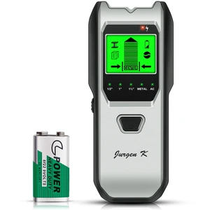 Stud Finder Wall Scanner, 5 in 1 Multifunction Stud Locator with Upgraded Smart Sensor, HD LCD Display and Audio Alarm for The Center & Edge of Metal, Studs, AC Wire, and Pipe Detection (Gainsboro) Stud Finder Wall Scanner, 5 in 1 Multifunction Stud Locator with Upgraded Smart Sensor, HD LCD Display and Audio Alarm for The Center & Edge of Metal, Studs, AC Wire, and Pipe Detection (Gainsboro)