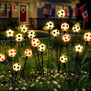 2026 Solar Soccer Lights, 8 Packs 48LED, Solar Lights Outdoor Waterproof, World Cup Decorations, Garden Decor, Patio Decor, Unique Decor for Soccer Game 2026 Solar Soccer Lights, 8 Packs 48LED, Solar Lights Outdoor Waterproof, World Cup Decorations, Garden Decor, Patio Decor, Unique Decor for Soccer Game