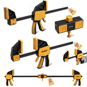 3-Pack 12-Inch Bar Clamp for Woodworking with Leveling Block Clamp, 350LBS Load Limit, Heavy Duty Quick-Release Wood Clamps/Spreader, One-Handed F Clamp for Wood Working 3-Pack 12-Inch Bar Clamp for Woodworking with Leveling Block Clamp, 350LBS Load Limit, Heavy Duty Quick-Release Wood Clamps/Spreader, One-Handed F Clamp for Wood Working