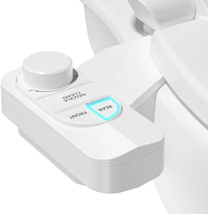 Non-Electric Bidet Attachment for Toilet Self-Cleaning Dual Nozzle (Frontal & Rear Wash), Adjustable Water Pressure, Fits Most Toilets, Easy Installation (Classic White) Non-Electric Bidet Attachment for Toilet Self-Cleaning Dual Nozzle (Frontal & Rear Wash), Adjustable Water Pressure, Fits Most Toilets, Easy Installation (Classic White)