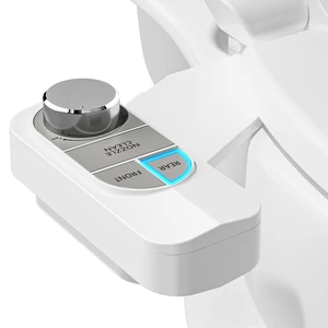 Non-Electric Bidet Attachment for Toilet Self-Cleaning Dual Nozzle (Frontal & Rear Wash), Adjustable Water Pressure, Fits Most Toilets, Easy Installation (Pebble Gray) Non-Electric Bidet Attachment for Toilet Self-Cleaning Dual Nozzle (Frontal & Rear Wash), Adjustable Water Pressure, Fits Most Toilets, Easy Installation (Pebble Gray)