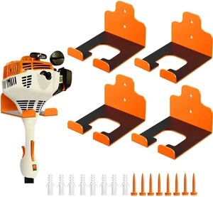Garage Organizer Trimmer Rack,Garden Power Tool Hanger,4Pack,Orange Weedeater Rack, Heavy Duty Weed Whackers Holder Wall Mounted for Grass Trimmer, Hedge Trimmer, Garage Trimmer, Garden Tools Garage Organizer Trimmer Rack,Garden Power Tool Hanger,4Pack,Orange Weedeater Rack, Heavy Duty Weed Whackers Holder Wall Mounted for Grass Trimmer, Hedge Trimmer, Garage Trimmer, Garden Tools