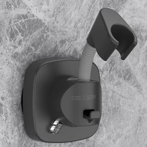 Shower Head Holder with Suction | 360° Swivel | Gray Tool-free install in seconds, 360° swivel head, 10kg built-in storage hook, removable, rust-resistant, strong suction grip Shower Head Holder with Suction | 360° Swivel | Gray Tool-free install in seconds, 360° swivel head, 10kg built-in storage hook, removable, rust-resistant, strong suction grip