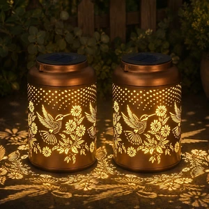 Birthday Day Gifts for Women, 2 Pack Hummingbird Solar Lanterns Birthday Day Gifts for Women, 2 Pack Hummingbird Solar Lanterns