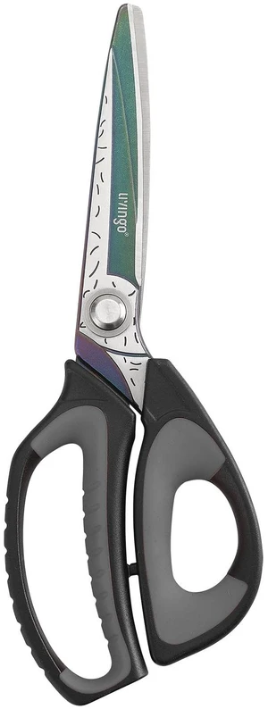 10" Heavy Duty Multipurpose Shears for Shop & Garden (Black/Grey) Forged Stainless Steel With Titanium Coating Cuts Fabric, Cardboard, Pruning Branches, Household Materials, Rust-resistant 10" Heavy Duty Multipurpose Shears for Shop & Garden (Black/Grey) Forged Stainless Steel With Titanium Coating Cuts Fabric, Cardboard, Pruning Branches, Household Materials, Rust-resistant