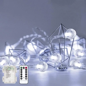 Cool White Globe String Lights Fairy Light 16ft 50LED & Remote Battery Operated Indoor Outdoor Hanging String Lights Christmas Lights for Home Party Patio Garden Classroom Wedding Cool White Globe String Lights Fairy Light 16ft 50LED & Remote Battery Operated Indoor Outdoor Hanging String Lights Christmas Lights for Home Party Patio Garden Classroom Wedding