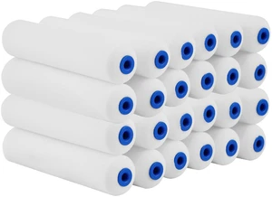Foam Paint Roller Covers, 6 Inch Paint Rollers, Pack of 24 High Density Foam Paint Roller Refills, Small Roller Covers, 6 Inch Sponge Mini Refill for Painting Walls, Use with All Paint Foam Paint Roller Covers, 6 Inch Paint Rollers, Pack of 24 High Density Foam Paint Roller Refills, Small Roller Covers, 6 Inch Sponge Mini Refill for Painting Walls, Use with All Paint