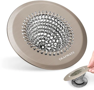 Reversible Shower Drain Hair Catcher, Prevent Clogging Bathtub Drain Cover, Fast Drainage & Easy Clean Tub Drain Hair Catcher for Regular & Pop-up Drain (Brown) Reversible Shower Drain Hair Catcher, Prevent Clogging Bathtub Drain Cover, Fast Drainage & Easy Clean Tub Drain Hair Catcher for Regular & Pop-up Drain (Brown)
