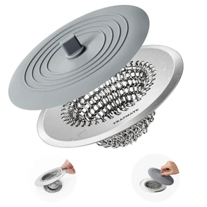Shower Drain Cover Bathtub Stopper, 4.4" Hair Catcher for Bath, Tub & Sink Revolutionary Tub Drain Protector & Silicone Drain Stopper, Fast Drainage without Clogs, Store Water with Strong Suction Seal Shower Drain Cover Bathtub Stopper, 4.4" Hair Catcher for Bath, Tub & Sink Revolutionary Tub Drain Protector & Silicone Drain Stopper, Fast Drainage without Clogs, Store Water with Strong Suction Seal