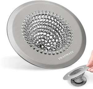 Hair Catcher Shower Drain, Prevent Clogging Bathtub Drain Hair Catcher, Easy Clean 304 Stainless Steel Shower Drain Cover Protector for Bathroom Regular & Pop-up Drain (Light Gray) Hair Catcher Shower Drain, Prevent Clogging Bathtub Drain Hair Catcher, Easy Clean 304 Stainless Steel Shower Drain Cover Protector for Bathroom Regular & Pop-up Drain (Light Gray)