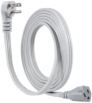 Appliance Power Extension Cord - 3 Prong Flat Wire SPT-3 14 AWG Heavy Duty Male to Female Extender Low Profile Grounded Cable for Major AC Unit, Air Conditioner, Refrigerator (12 Feet) Appliance Power Extension Cord - 3 Prong Flat Wire SPT-3 14 AWG Heavy Duty Male to Female Extender Low Profile Grounded Cable for Major AC Unit, Air Conditioner, Refrigerator (12 Feet)