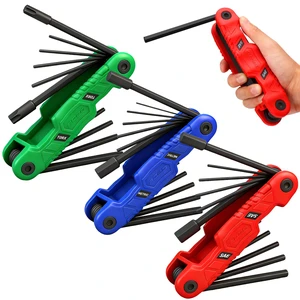34-Piece Large Folding Hex Key Set, SAE Hex (3/32"-1/2"), Metric Hex (1.5-12mm) & Torx (T9T55), 3-in-1 Heavy Duty Allen Key Set for Archery, Bike Repair, Furniture & Home Maintenance 34-Piece Large Folding Hex Key Set, SAE Hex (3/32"-1/2"), Metric Hex (1.5-12mm) & Torx (T9T55), 3-in-1 Heavy Duty Allen Key Set for Archery, Bike Repair, Furniture & Home Maintenance