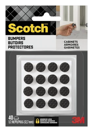 Black Adhesive Bumper Pads 40 PCS, Self-Stick Rubber Pads 3/8" Round, Cabinet Door Rubber Bumpers, Designed to Protect Cabinets and Drawers, Sound Dampening, Black (BP958-40NA) Black Adhesive Bumper Pads 40 PCS, Self-Stick Rubber Pads 3/8" Round, Cabinet Door Rubber Bumpers, Designed to Protect Cabinets and Drawers, Sound Dampening, Black (BP958-40NA)