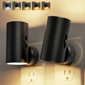 Night Light, Night Lights Plug into Wall, 5 Colors, Dimmable Dusk to Dawn Sensor, 330° Rotating LED Nightlight Plug In for Kids,Night Light for Hallway Bedroom Bathroom Adults,2 Pack Night Light, Night Lights Plug into Wall, 5 Colors, Dimmable Dusk to Dawn Sensor, 330° Rotating LED Nightlight Plug In for Kids,Night Light for Hallway Bedroom Bathroom Adults,2 Pack