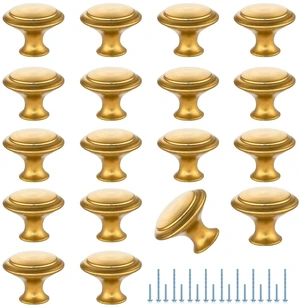 Gold Cabinet Drawer Hardware,30mm Kitchen Cabinet Knobs,30 Pack Drawer Pulls, Stainless Steel, Round Shape, Smooth Touch, with Installation Screws, for Dressers Kitchens Cupboard Gold Cabinet Drawer Hardware,30mm Kitchen Cabinet Knobs,30 Pack Drawer Pulls, Stainless Steel, Round Shape, Smooth Touch, with Installation Screws, for Dressers Kitchens Cupboard