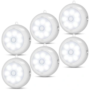 Motion Sensor Light Indoor AA Battery Operated, Under Cabinet Lighting, Magnetic Stick on LED Puck Lights for Stair, Wall, Closet, Dimmable, Cool White, 6 Pack Motion Sensor Light Indoor AA Battery Operated, Under Cabinet Lighting, Magnetic Stick on LED Puck Lights for Stair, Wall, Closet, Dimmable, Cool White, 6 Pack
